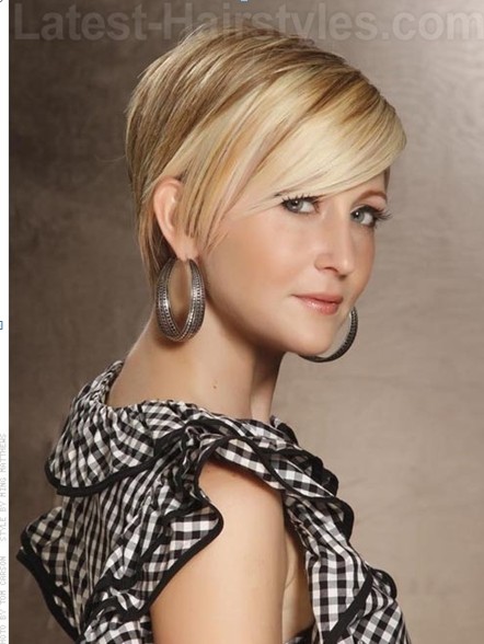 New summer hairstyles for short hair, straight haircut