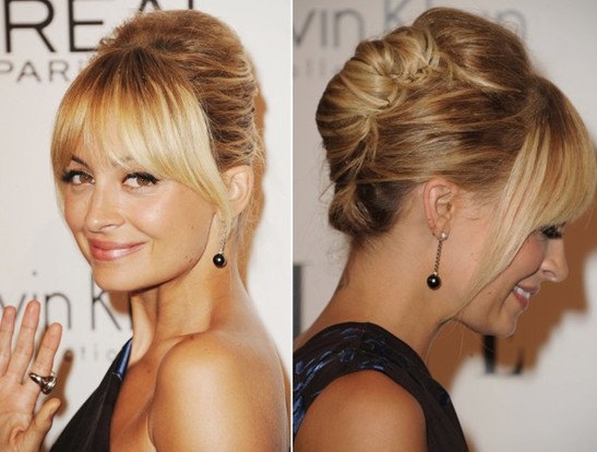 Nicole Richy hairstyles: a barrel hairstyle