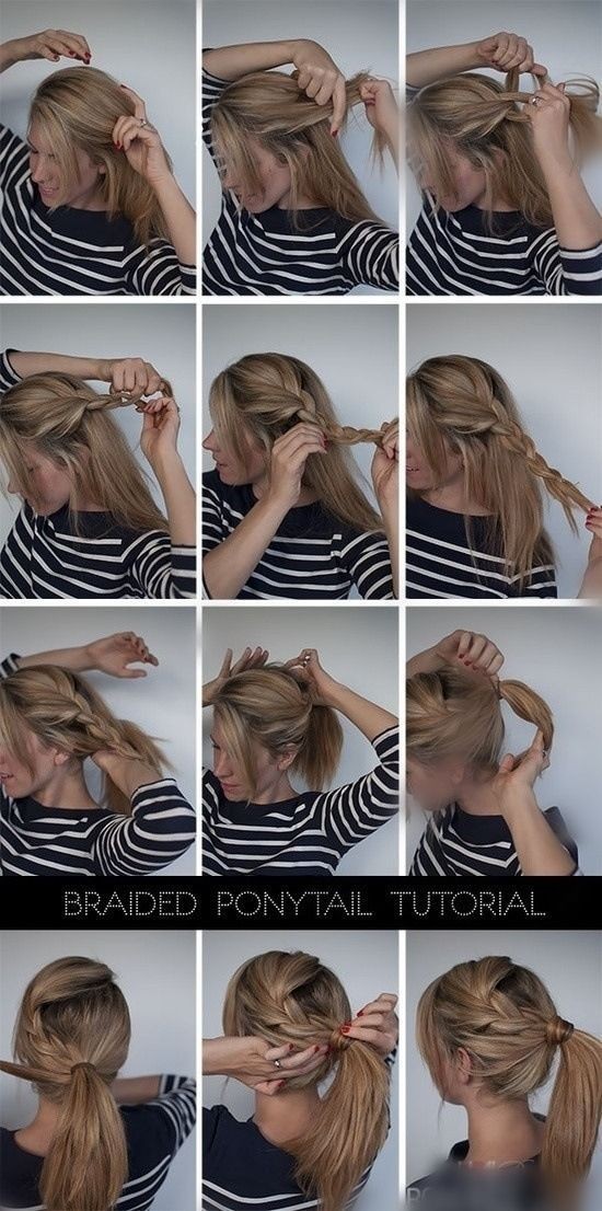 Hairstyles for women: tail tail horse brand