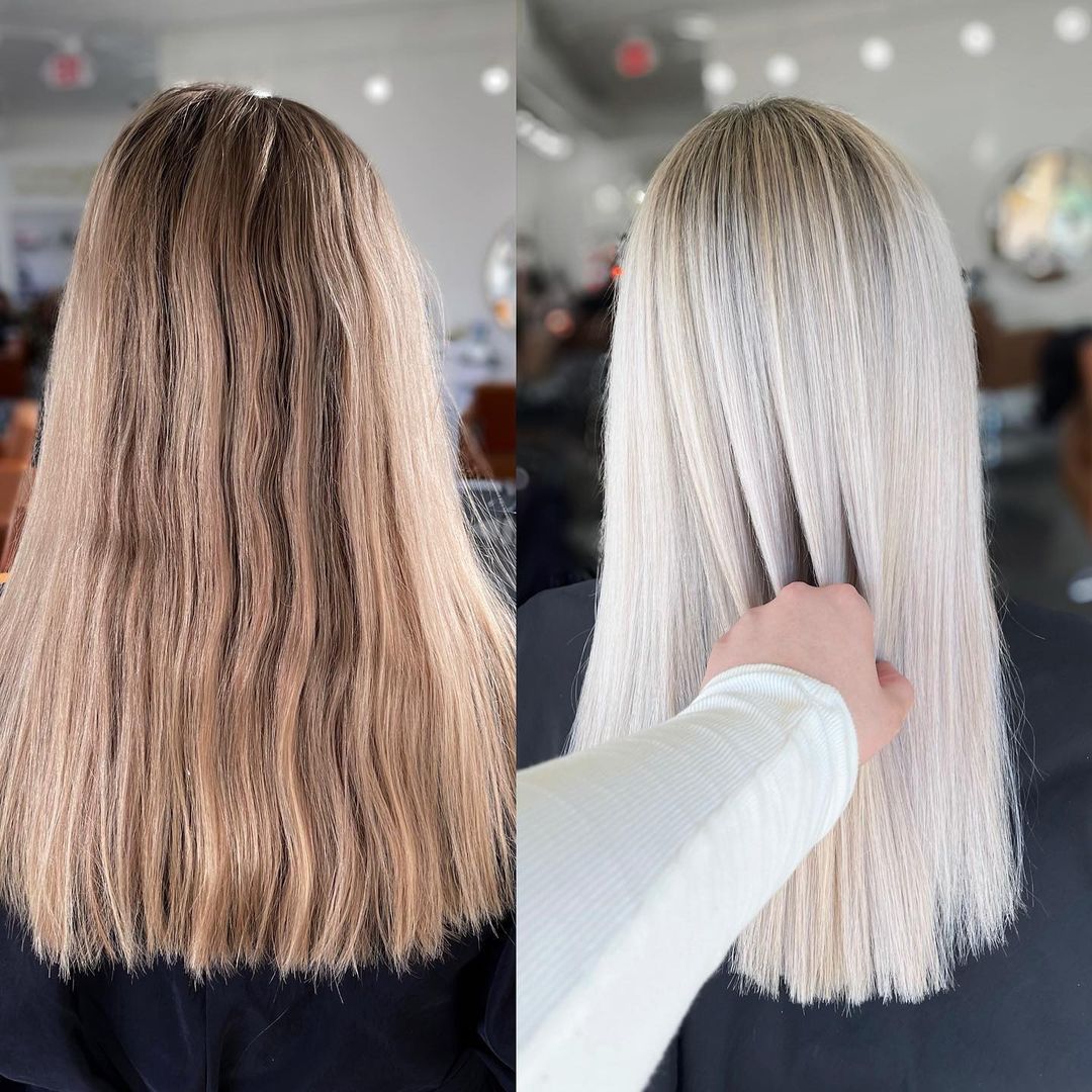 Ombre Balayage Hlacks ideas - Medium and long hair color designs 2021 - 2022