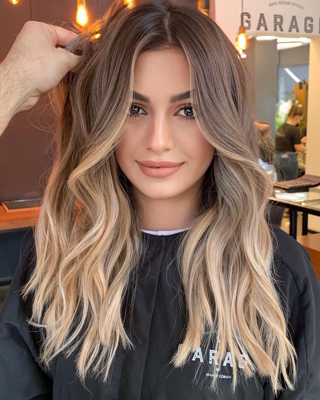 Ombre Balayage Hlacks ideas - Medium and long hair color designs 2021 - 2022