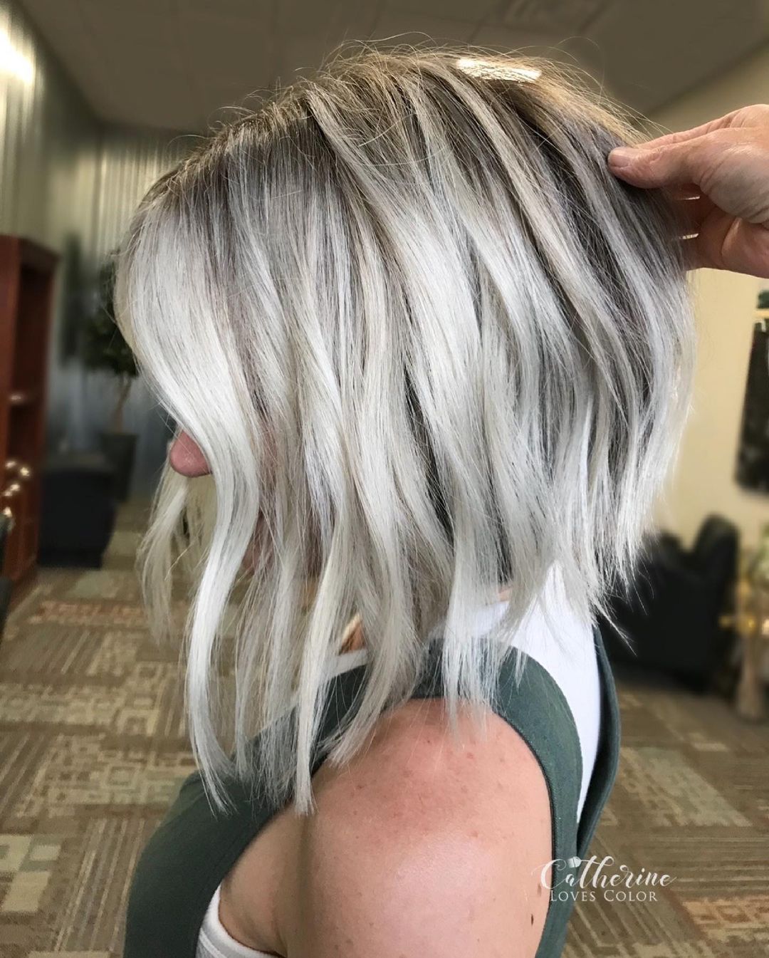 Omper Balhaj Long Pob Hairstyles - Long Long Bob Persons