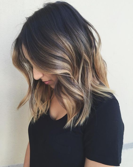 Ombre, Balayage's shoulder hairstyles - LOB Hell 2017