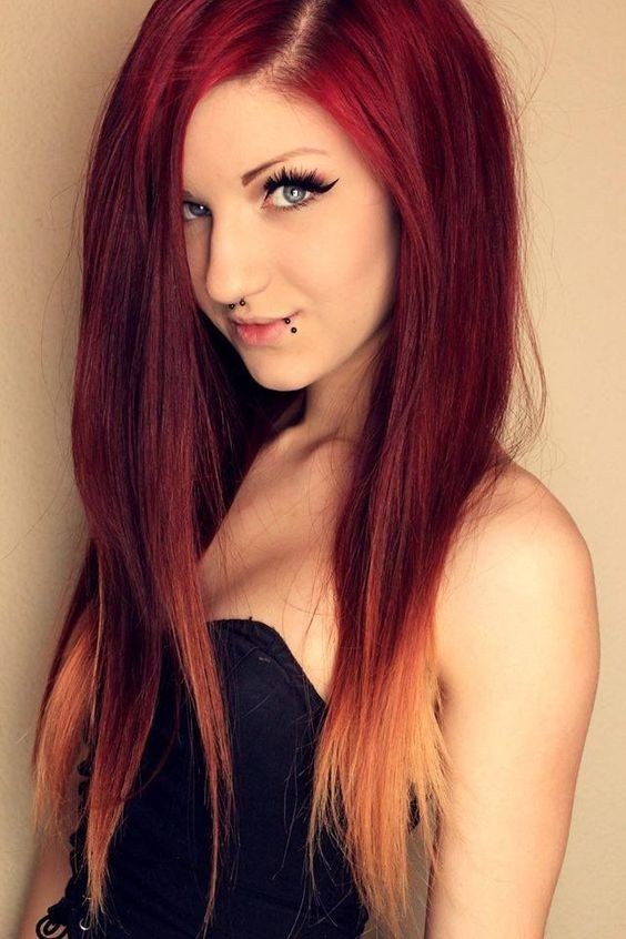 Omper hair hairstyle for long straight hair