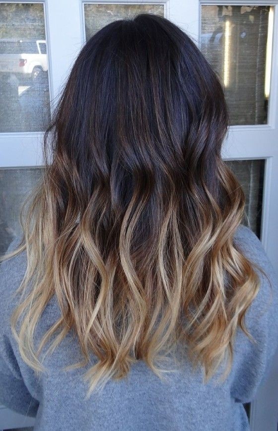 OMBR WAVY Hairstyle Back View