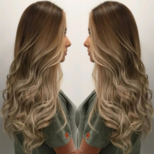 Careful brown curls