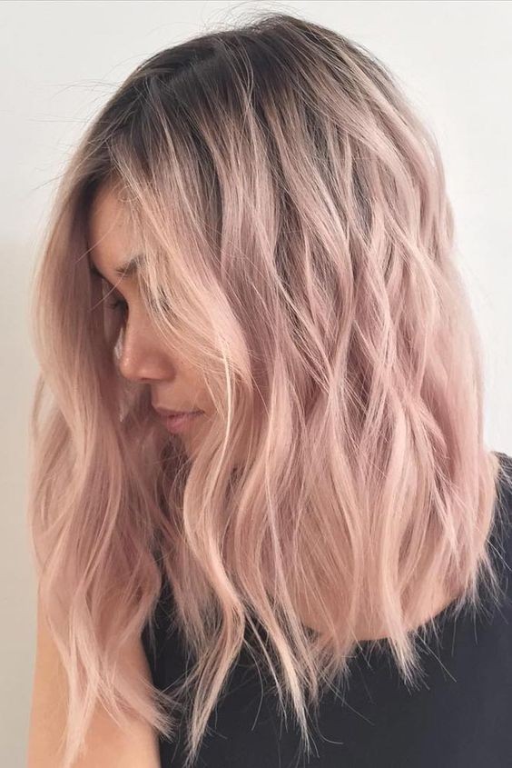 Pink hairstyles, ombre - ombre - hair color designs for women