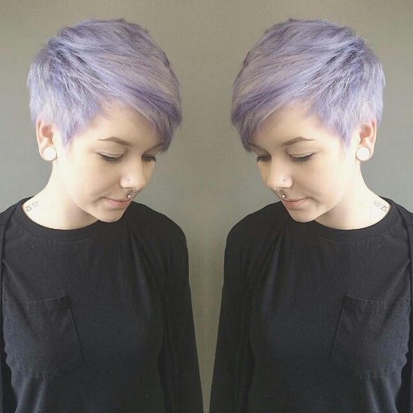 Pixse haircuts with side bangs - Balayage, short hairstyles