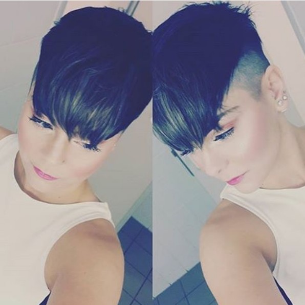 Hairstyle with explosions - bowl cutting patterns