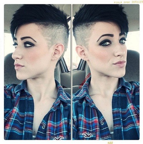 Pixie hairstyles for long face shape: short hair 2015