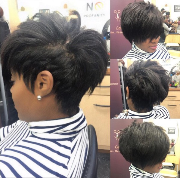 Beautiful, elegant short hair palace - black women short hair styles 2017