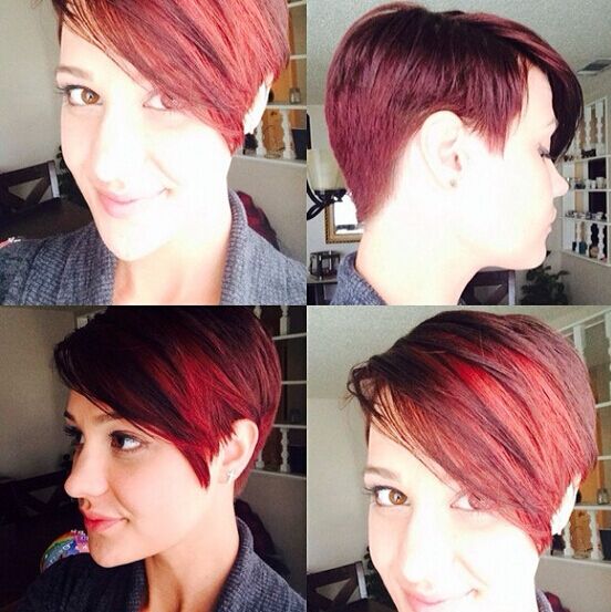 Beautiful hair color 2015-2016: Short hair styles for long or square faces