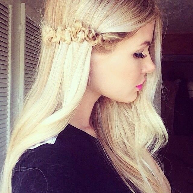 A very long hair style