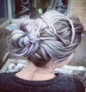 10 Pretty Messy Updos for Long Hair