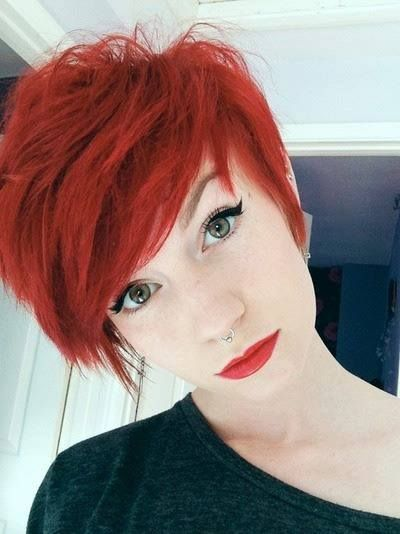 Short short red haircuts for girls