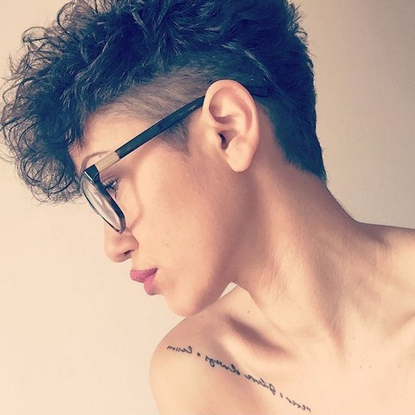 Beautiful, shaving shaving hair for curly hair