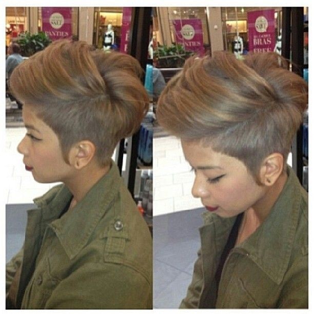 Very short hair