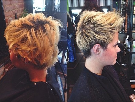 Very short hairstyles for the summer of 2015