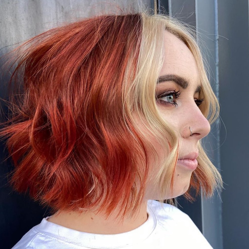 Bob hairstyles are very short with color - short hairstyles designs for women