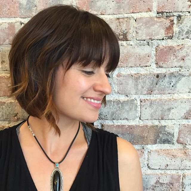 Pop hairstyle is very short with explosions for women