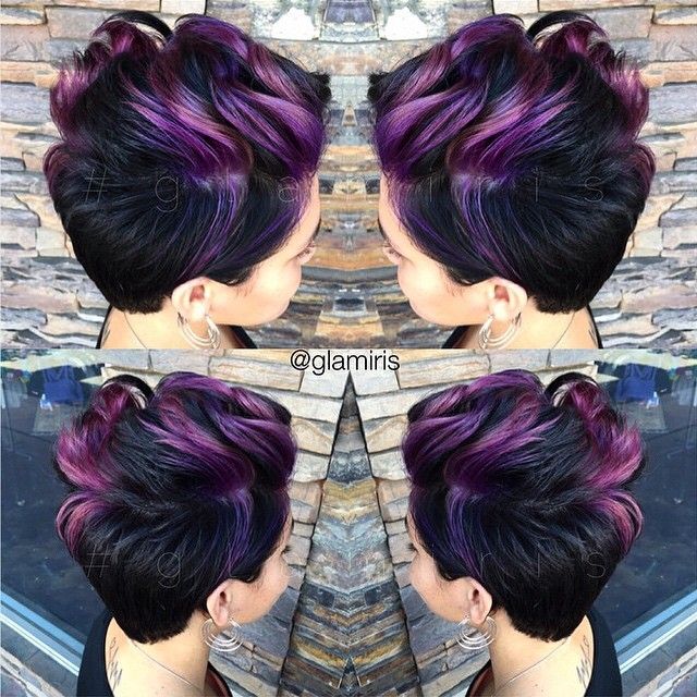 Placy, black - short haircut