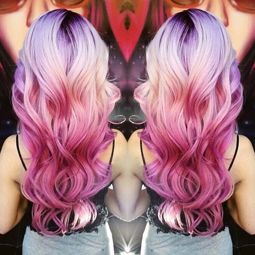 Purple and pink couples