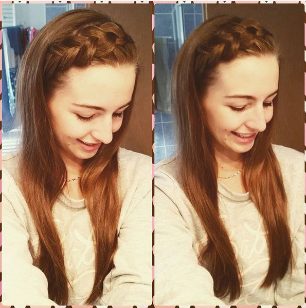 A fast Dutch braid for long hair