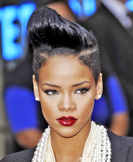 Rihanna black short hairstyles Rihanna black short hairstyles