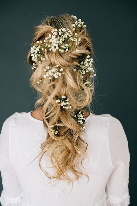 Romantic braid hairstyles and decorations - wedding hairstyles