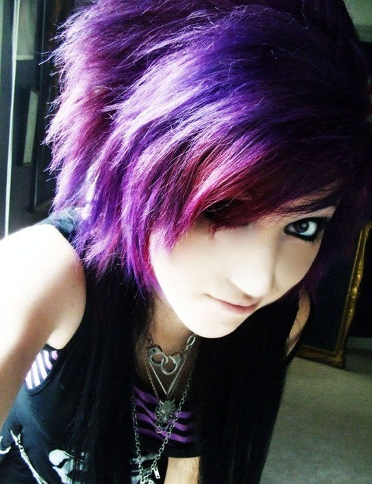Scene hairstyles for short hair 2014