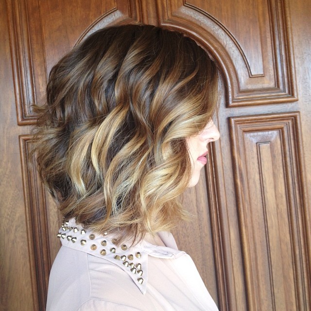 A hairdressing hairstyle for thick hair