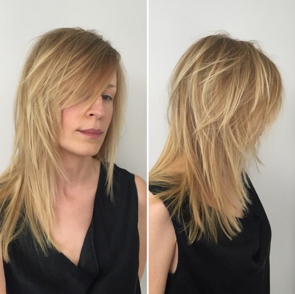 Hair cutting hair for long hair