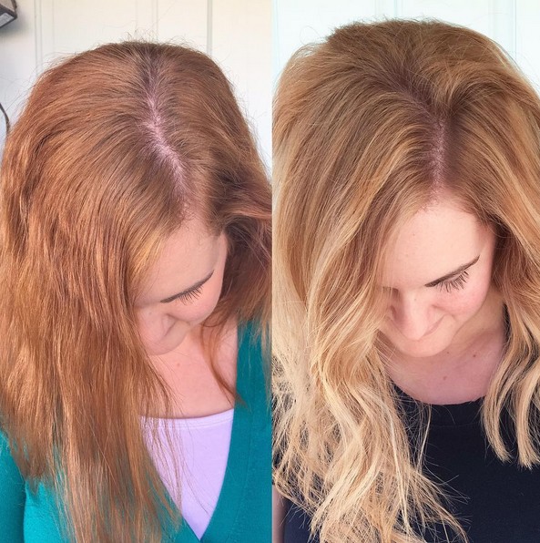 Balayage Ombre hair beef