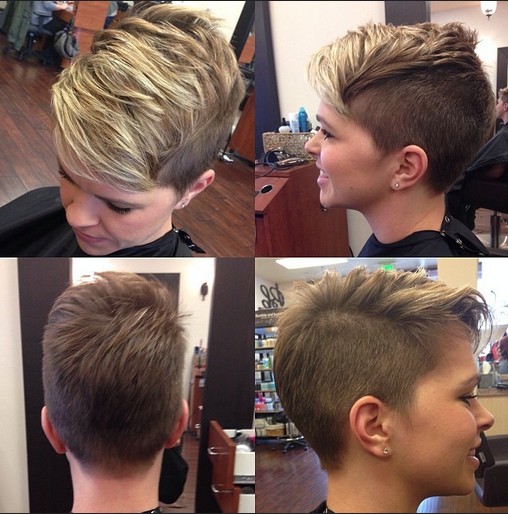 Running hairstyles for short hair 2015: cutting pixse hair layers