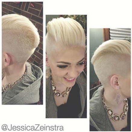 Short haircuts for blond hair