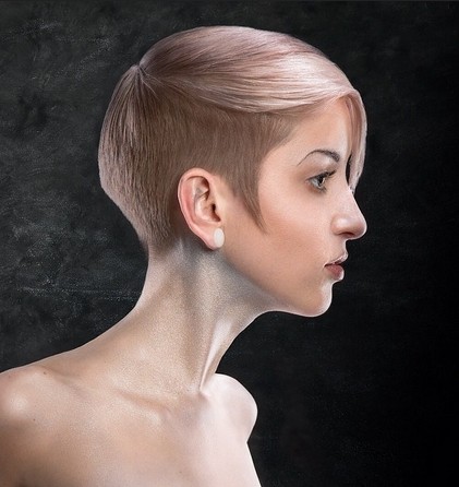 Short shaving with bangs - short spring haircuts