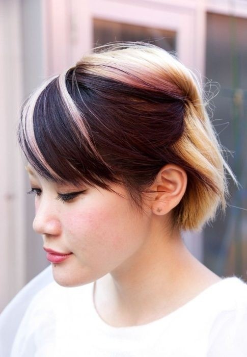 A short Asian hair with the most prominent