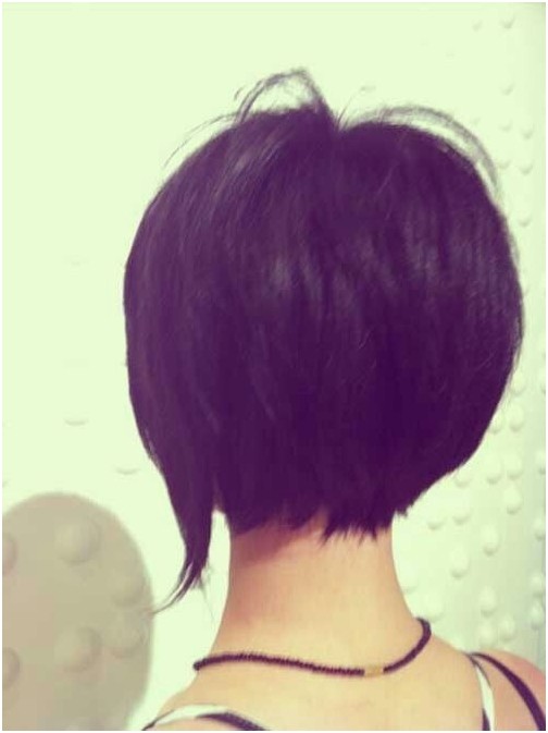 Short haircuts Bob rear display