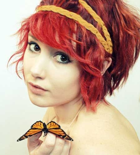 Short hairstyles volatile for girls