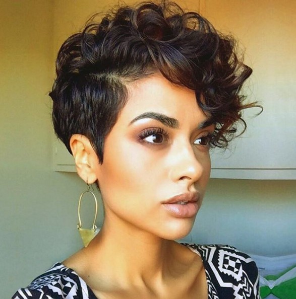 Short curly hair style - hair hair