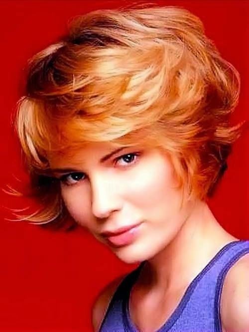 Short hair styles feathers