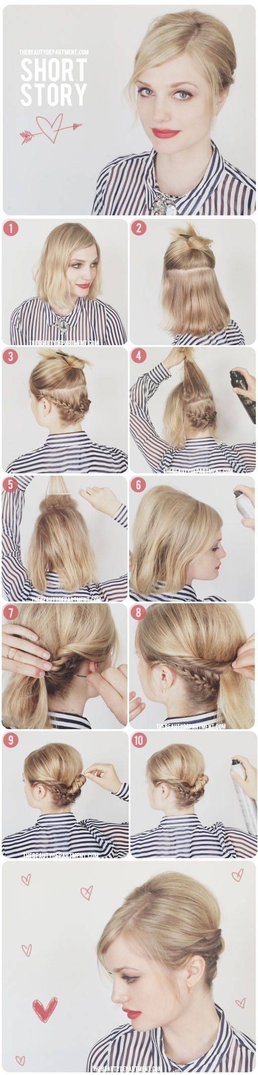 Talking idea short hair: hairstyles lessons