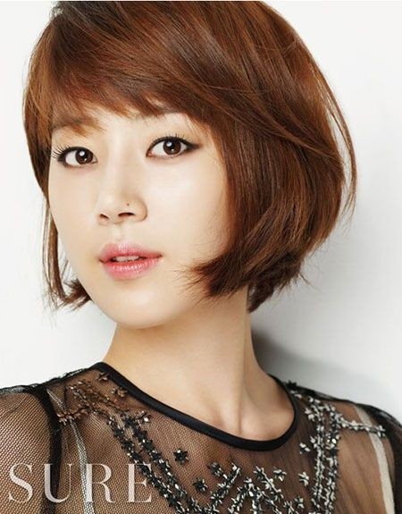 Short haircut for thick hair - short Asian hairstyles with explosions