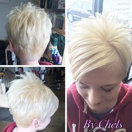 Short hairstyles for soft straight hair - felt a short story