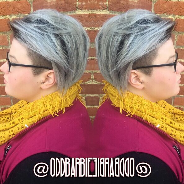 Short hair styles for round face