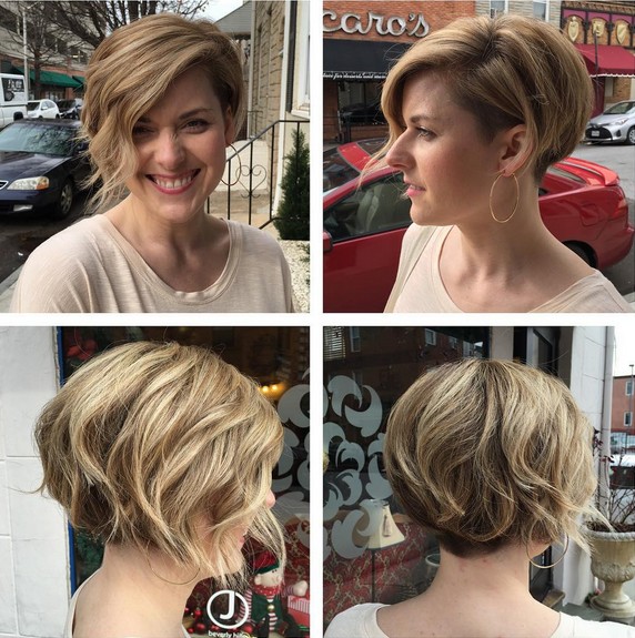 Short hairstyles for side explosions - balloon hairstyles with thick hair