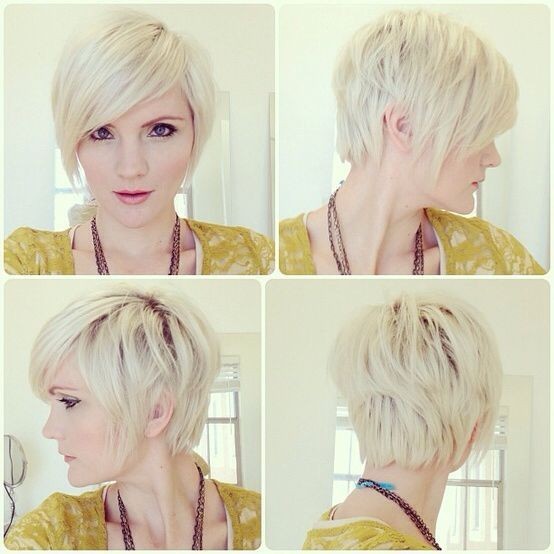 Short hairstyles for thick hair 2014