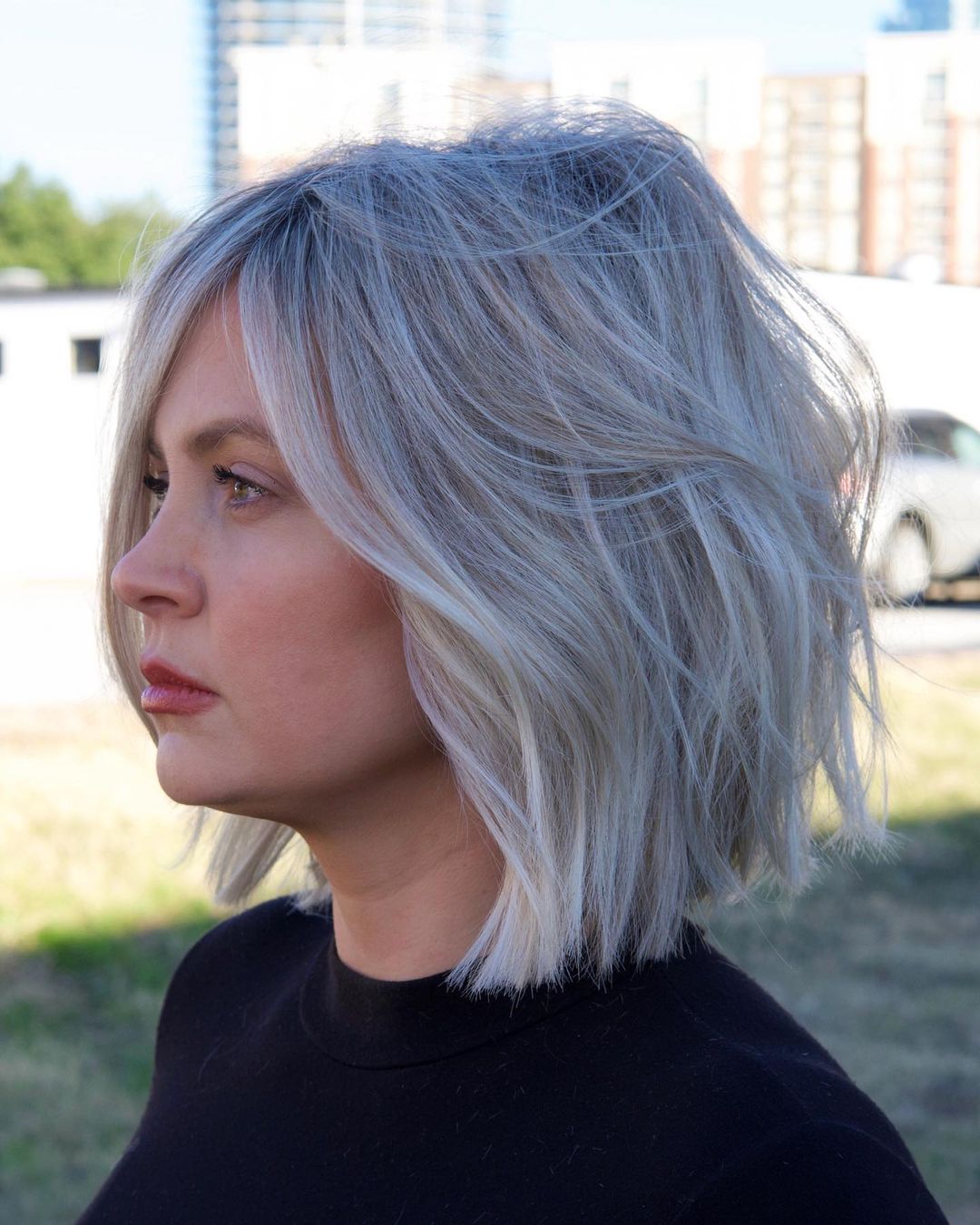 Hairstyles with short layers - short haircuts with fine and thick hair