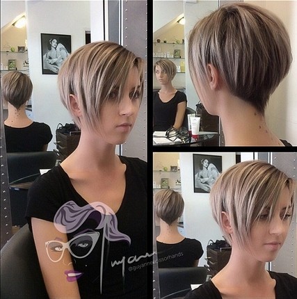 Hair styles with short layers of explosions