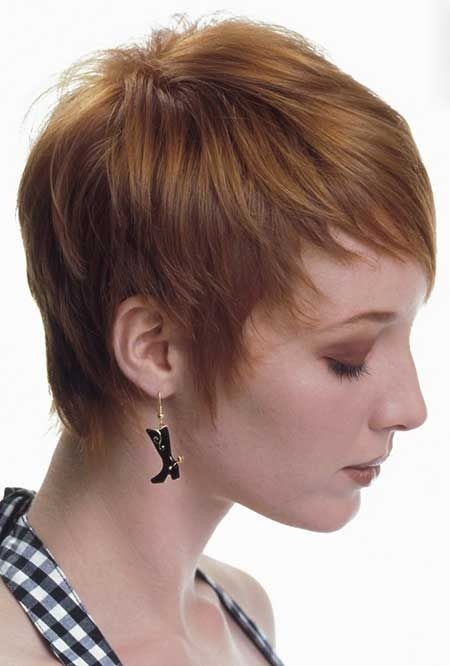 Short Pixe haircuts for soft hair: Women's haircut